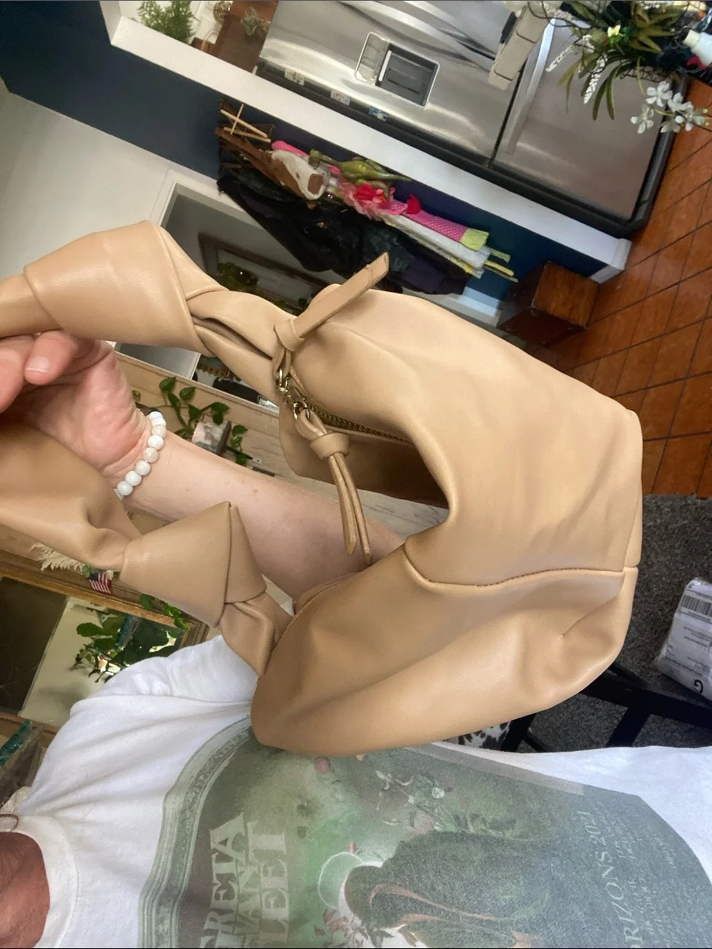 Soft Slouch Hobo Bag in Camel